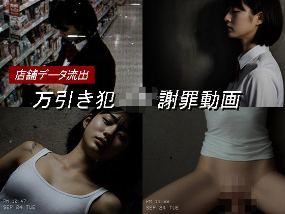 Blue Frames❤万引き女子校生のお仕置き謝罪動画 17【動画・アニメーション】動画・アニメーション