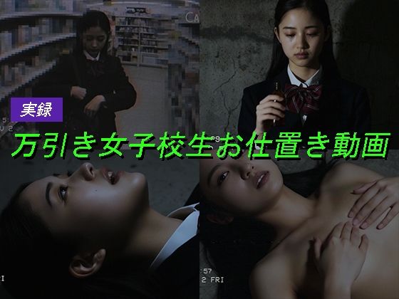 Blue Frames❤万引き女子校生のお仕置き謝罪動画 13【制服】制服