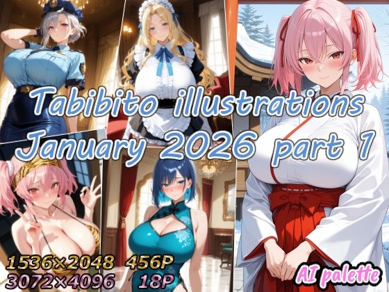 AIPalette❤Tabibito illustrations January 2026 part1【巫女】巫女