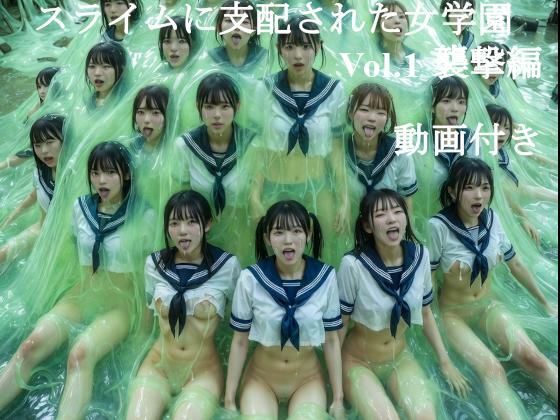 ポンスケ製作所❤スライムに支配された学園 Vol.1 – 動画付き【イラスト・CG集】イラスト・CG集