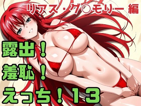 ギリギリあんだーどっぐ❤露出！羞恥！えっち！二次創作イラスト集13［リアス・グ○モリー］【拘束】拘束