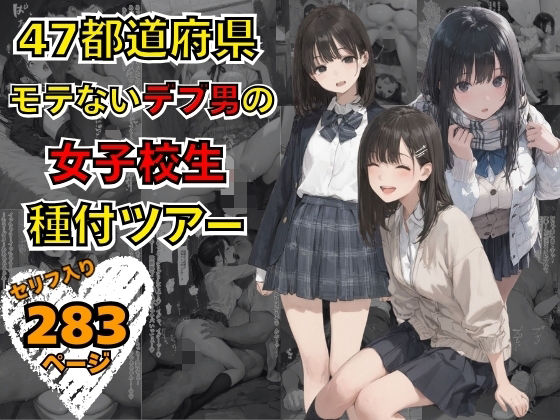 まんチカン❤47都道府県 デブ男の女子校生種付ツアー【イラスト・CG集】イラスト・CG集