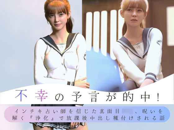 わくわくパラダイス❤不幸の予言が的中！ インチキ占い師を信じた真面目JK、呪いを解く『浄化』で放課後中出し種付けされる話【イラスト・CG集】イラスト・CG集
