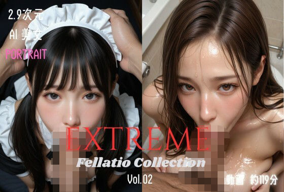 KEI diffusion❤2.9次元AI美女 PORTRAIT EXTREME Fellatio Collection VOL.02 AI SEX 動画集【3DCG】3DCG