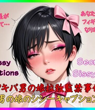Secret Sissy Lab❤Sissy Captions Mな男の娘のシシーキャプション集5 アキバ男の娘拉致監禁事件 この部屋が僕の全て… あなた好みのフィギュアになりたい…【拘束】拘束