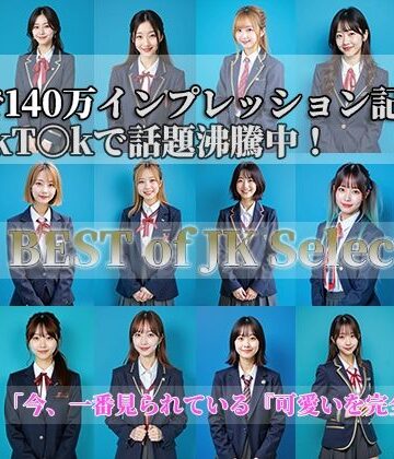 AI womens jp❤【T〇kT〇kで大注目】完全オリジナル！JK18人ベストセレクション 美少女ヌード大放出 放尿・露出・M字開脚・本気ハメ 【The BEST of JK Selection】【制服】制服