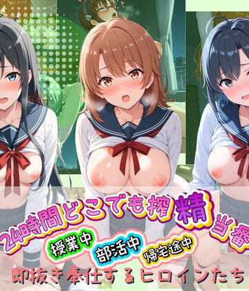 みるく姫のひみつ❤24時間どこでも搾精当番 〜部活中・授業中・帰宅途中で即抜き奉仕するヒロインたち〜 や〇り俺の青春ラブコメはまちがっている【辱め】辱め