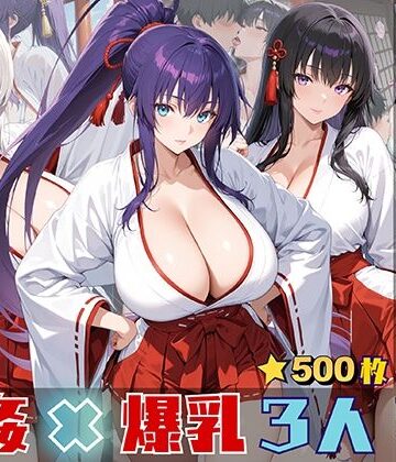 StableWorks❤女子校生3人が巫女服を着てバイトする話【制服】制服