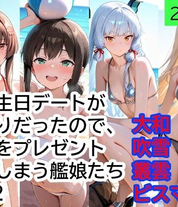 もぎゅもぎゅ❤お誕生日デートがお泊りだったので、自分をプレゼントしてしまう艦○たち Part2【拘束】拘束