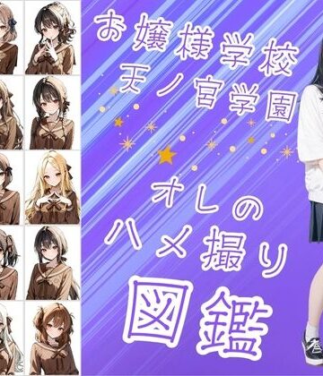 カワイイ法人SJMアニメ❤お嬢様学校で有名な天ノ宮学園（あまのみやがくえん）オレのハメ撮り図鑑【イラスト・CG集】イラスト・CG集