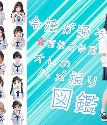 カワイイ法人SJMアニメ❤令嬢が通う聖桜女学園（せいおうじょがくえん） オレのハメ撮り図鑑【イラスト・CG集】イラスト・CG集