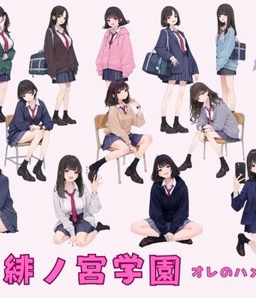 カワイイ法人SJMアニメ❤区立緋ノ宮学園 オレのハメ撮り図鑑【制服】制服