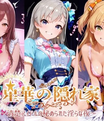 紫陽花❤星華の隠れ家 〜清楚アイドルの秘められた淫らな夜〜久●楓 城●崎莉嘉 大●甘奈編【イラスト・CG集】イラスト・CG集
