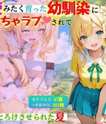 コスメロン❤「【セリフ付】」天使みたく育った幼馴染に毎日いちゃラブされて、甘くとろけさせられた夏【幼なじみ】幼なじみ