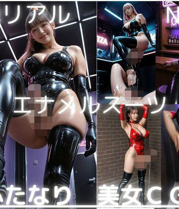 AI男の娘ちゃんず❤超絶リアル！！エナメルスーツ！かわいいふたなりCG集 No.40【オナニー・各種ポーズ・足こき・手こき・踏みつけ】大容量484枚【拘束】拘束