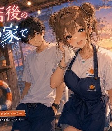 LUME❤閉店後の海の家で【裸エプロン】裸エプロン