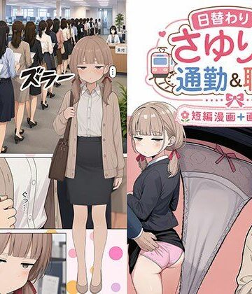 日替わりさん❤日替わりさゆりさんの通勤＆職場 短編漫画＋画像集【OL】OL