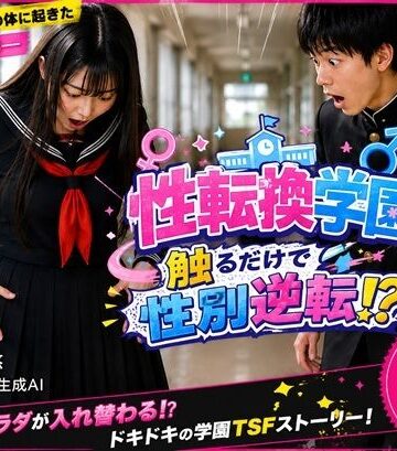 真城のソフトハウス❤【画集】「性転換学園 触るだけで性別逆転！？」制作秘話【ギャグ・コメディ】ギャグ・コメディ