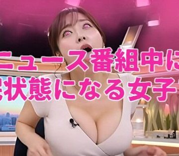 ノーマルアブノーマル❤ニュース番組中に催●状態になる女子アナ【動画・アニメーション】動画・アニメーション