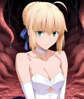 てんたくるぴったー❤騎士王を触手調教【辱め】辱め
